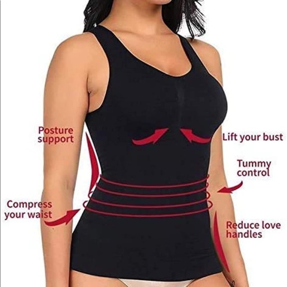 NWT WomanOcean Cami Body Shaper Waist Trimmer & Tummy Control-Tan-Small - Picture 4 of 8